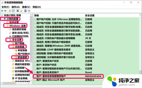 administrator可以改名字吗